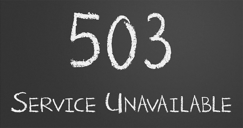 Hướng dẫn sửa lỗi lỗi 503 Temporarily Service Unavailable