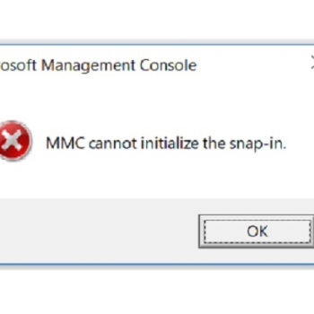 Sửa lỗi MMC could not create the snap-in chi tiết nhất